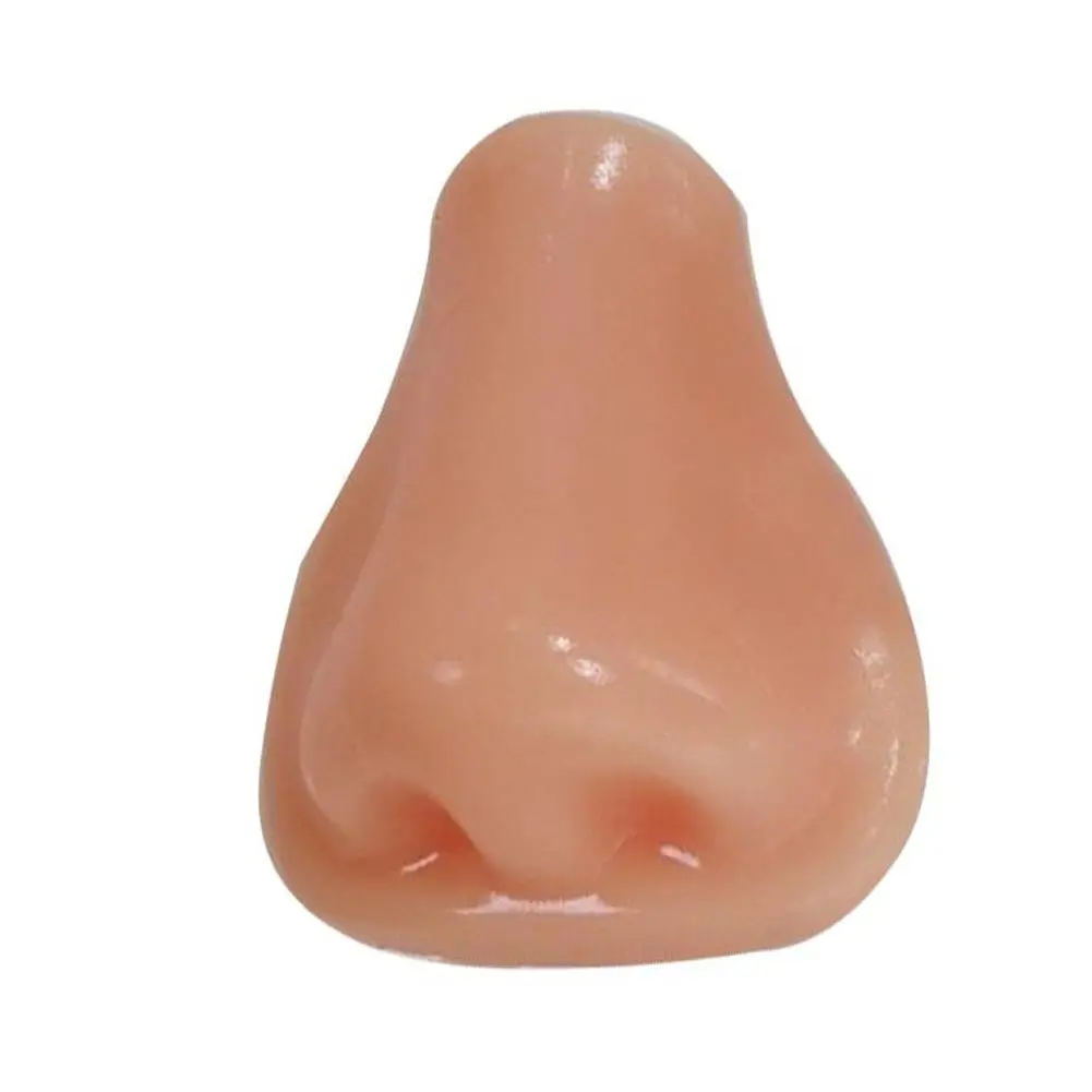 Funny Human Nose Shape Squeeze Toys Super Soft Simulated Nose Pinching Toy Creative Stress Relief Toy Prank Nose Game for kids