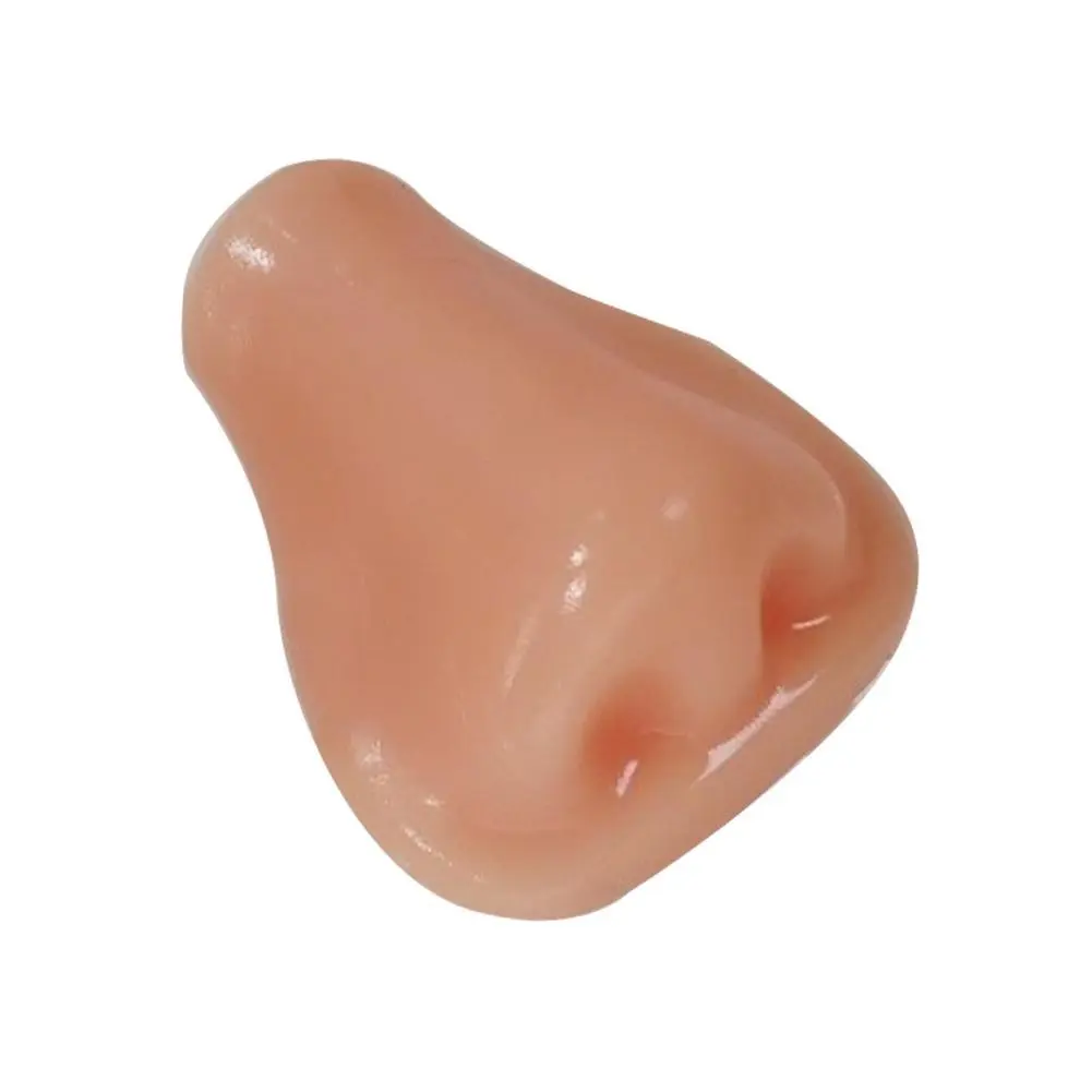 Funny Human Nose Shape Squeeze Toys Super Soft Simulated Nose Pinching Toy Creative Stress Relief Toy Prank Nose Game for kids