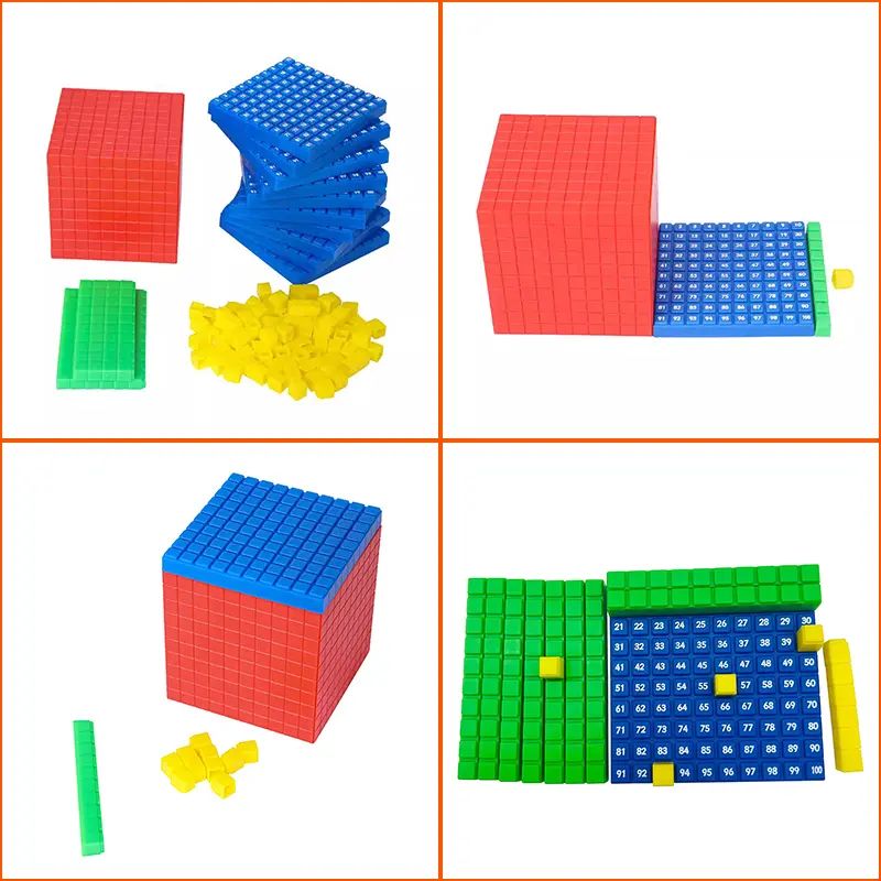 1cm Linking Cubes Math Learning Toys Kids Montessori Decimal Counter Digital Sensory Play Parish Teaching Aids Educational Toys