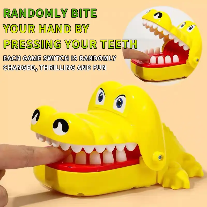 1/3PCS Crocodile Teeth Bite Finger Toy - Multiplayer Game Party - Mischief Props - Finger Bite Techniques - Stress Relief Toys