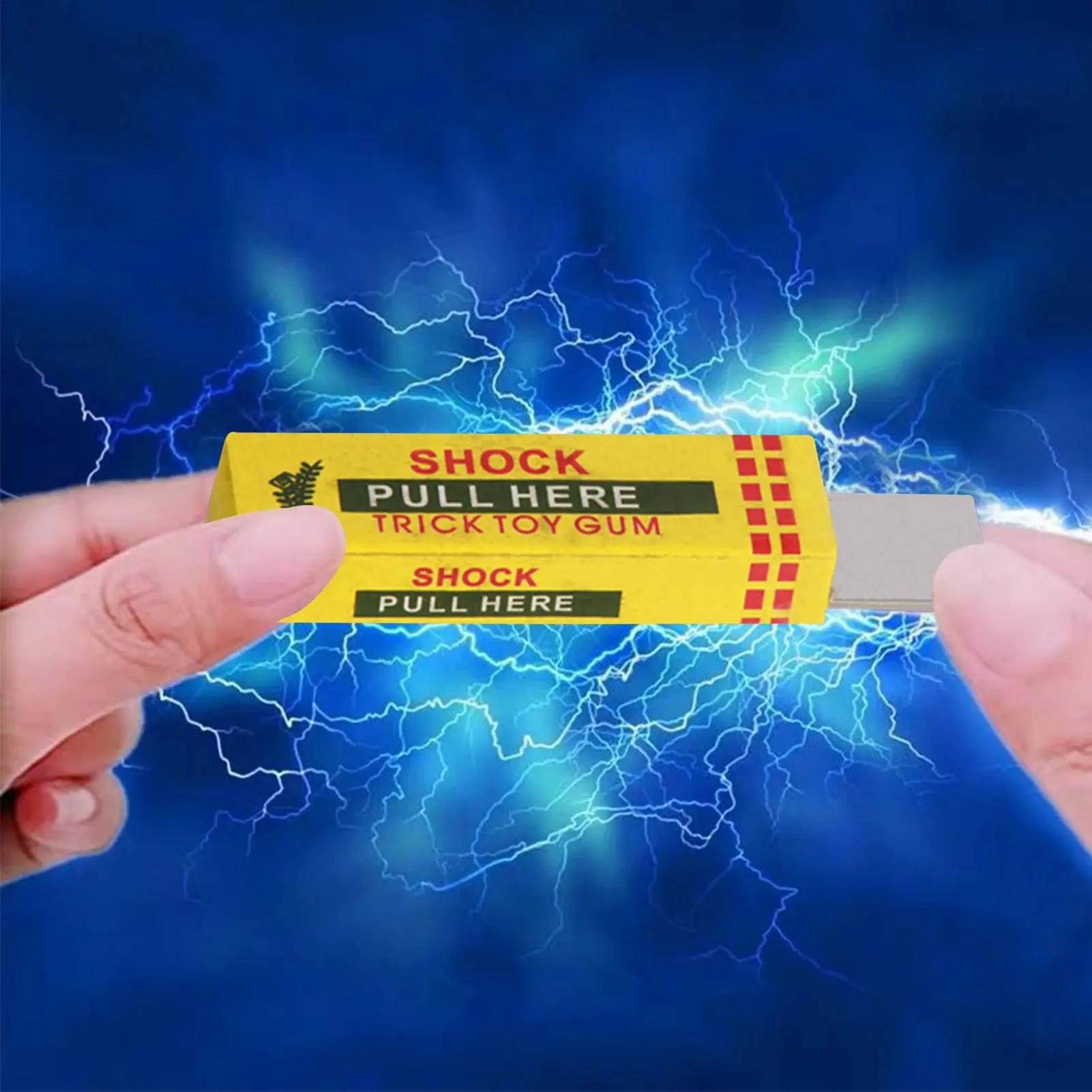 1PCS NEW Electric Shock Chewing Gum And Magic Prank Toy For Street Jokes Easy Comedy Holiday Party Supplies For April Fool's Day