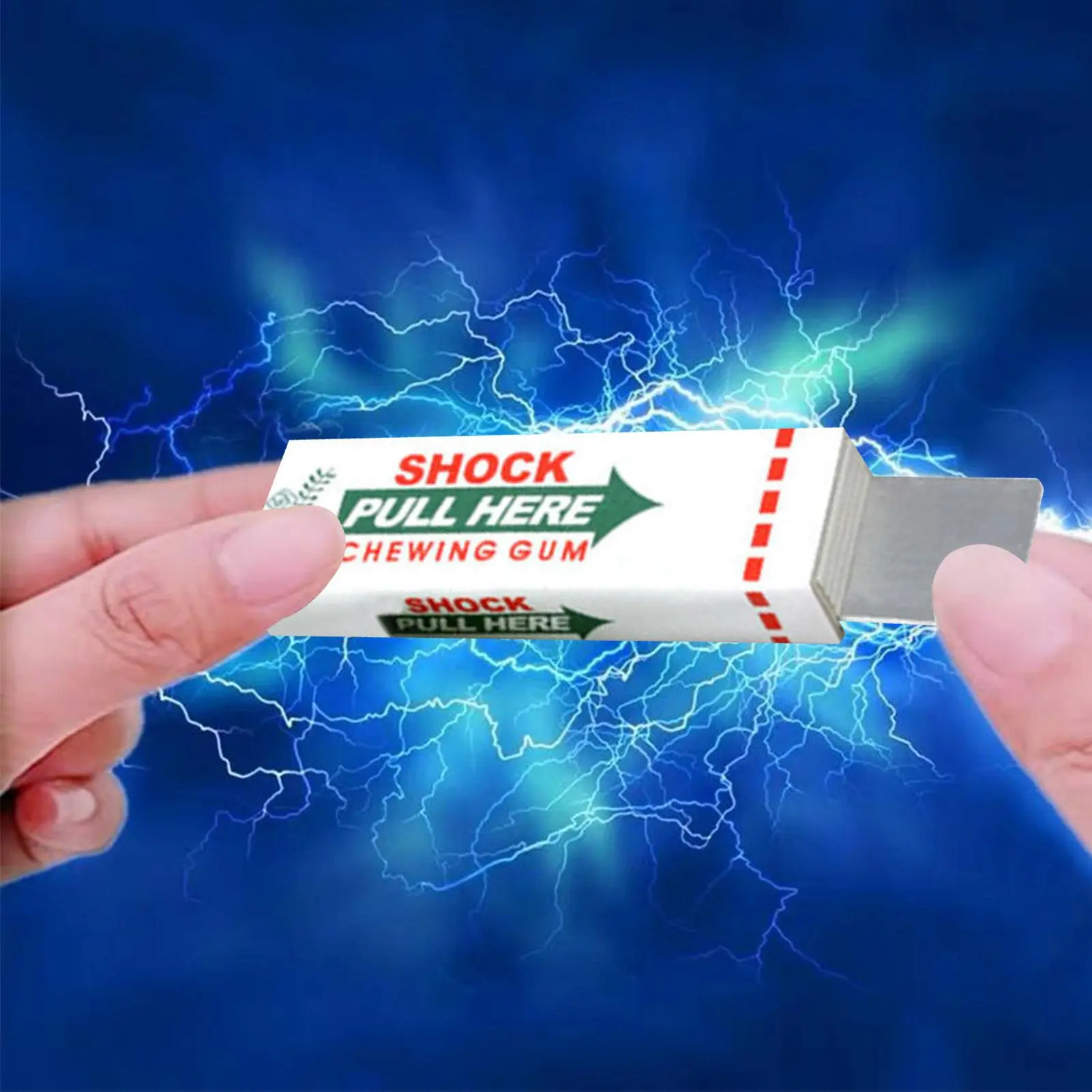 1PCS NEW Electric Shock Chewing Gum And Magic Prank Toy For Street Jokes Easy Comedy Holiday Party Supplies For April Fool's Day