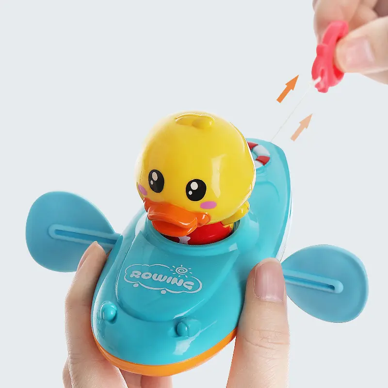 1 Pc Little Yellow Duck Kayak Toy Swimming Pool Bathroom Toy Baby Bath Toys Игрушки Для Детей Іграшки Для Вани Patito De Hule