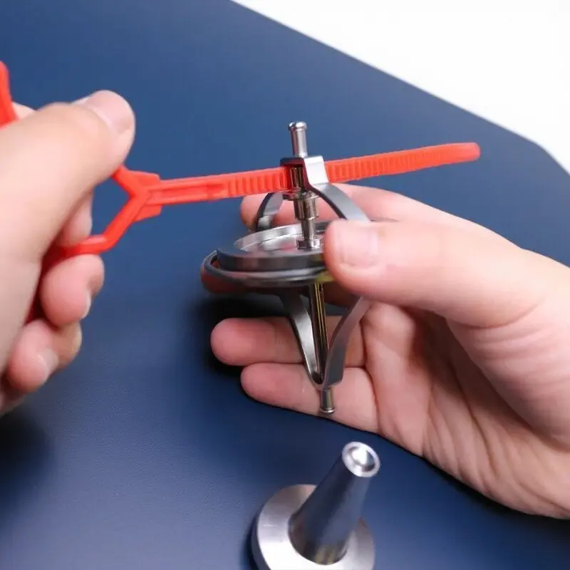 Metal anti gravity gyroscope toy fingertip gyroscope magic anti gravity adult decompression balance anti gravity teaching