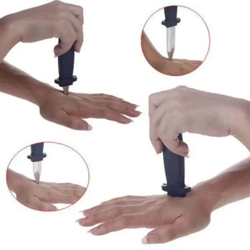 Fake Telescopic Knife Magic Prop Telescopic Simulation Knife Prank Toy Children's Adult Prank Fake Knife Performance