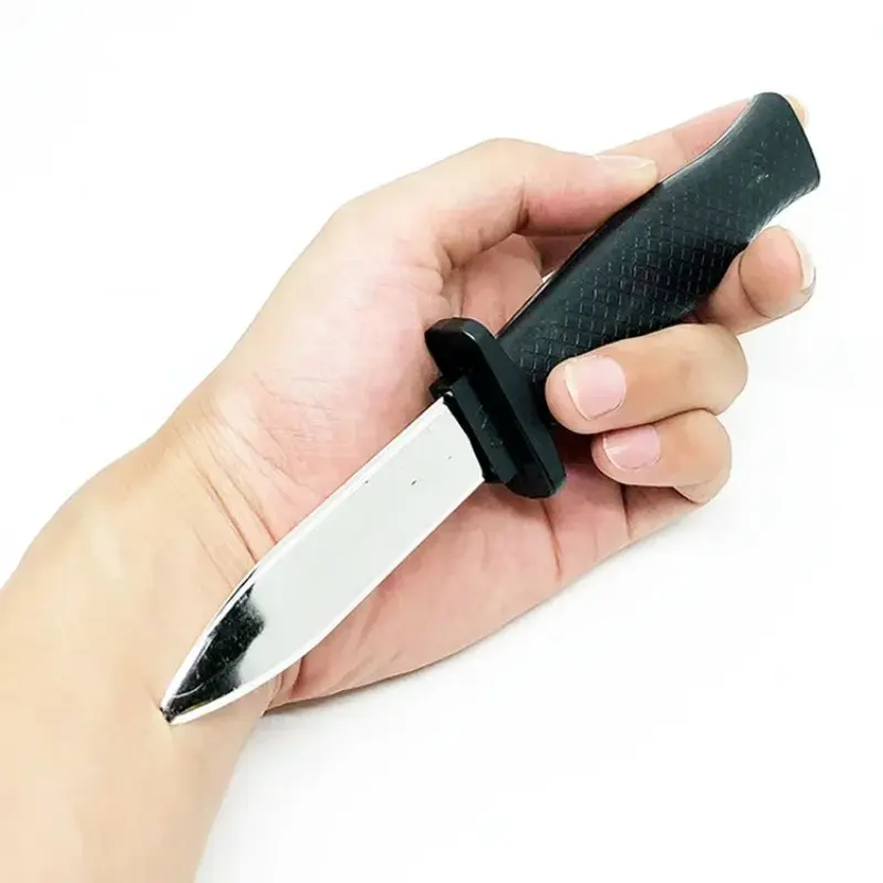 Fake Telescopic Knife Magic Prop Telescopic Simulation Knife Prank Toy Children's Adult Prank Fake Knife Performance