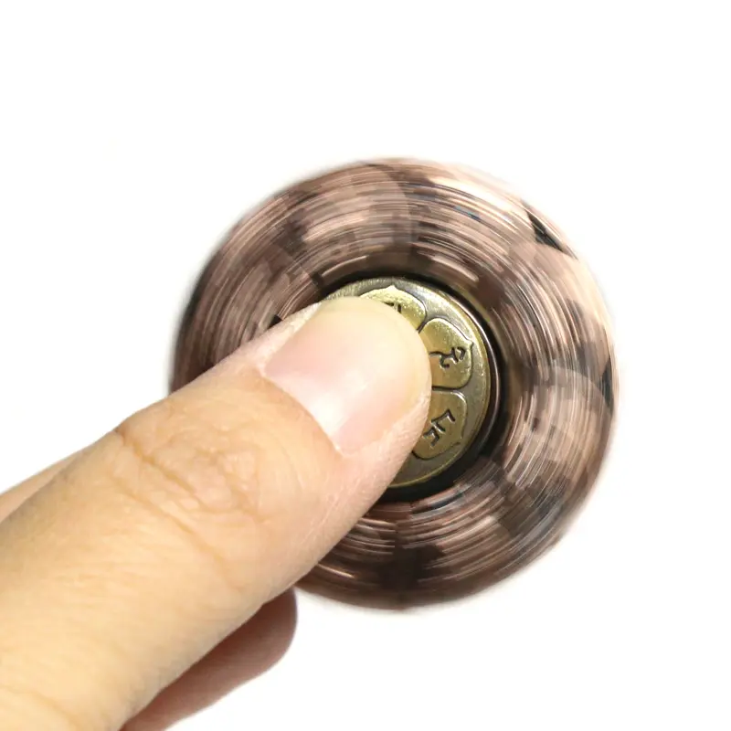 Lotus Fingertip Gyroscope Fidget Spinner Metal Hand Spinner Autism Rotation Anti Pressure Toy Fidget Toy Children's Gift
