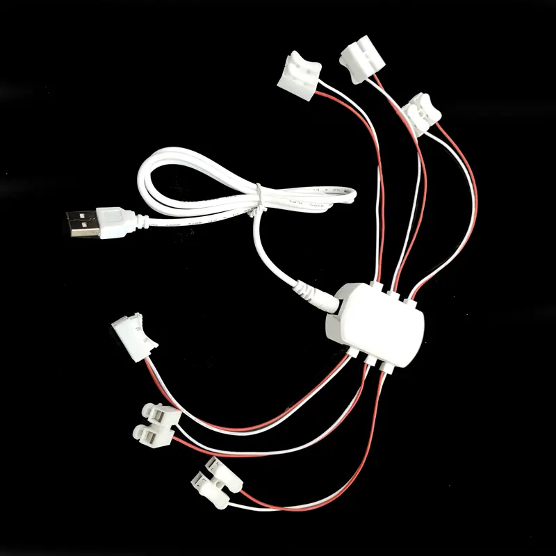 5V USB AC/DC Adapter Power Supply with 6/12 Ports Output Railway Layout/Railroad Layout/Train Layout/Street Light Layout Diorama