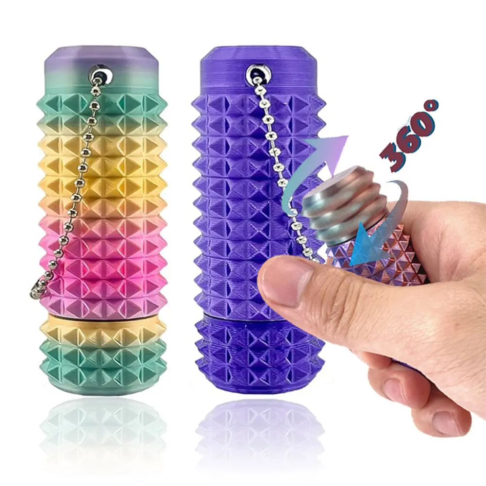 1-15PCS Little Ouchies Spiky Sensory Toys Stress Relief Tactile Sensory Spiky Grippie Stim Keychain Pendant Pocket Fidget Toy