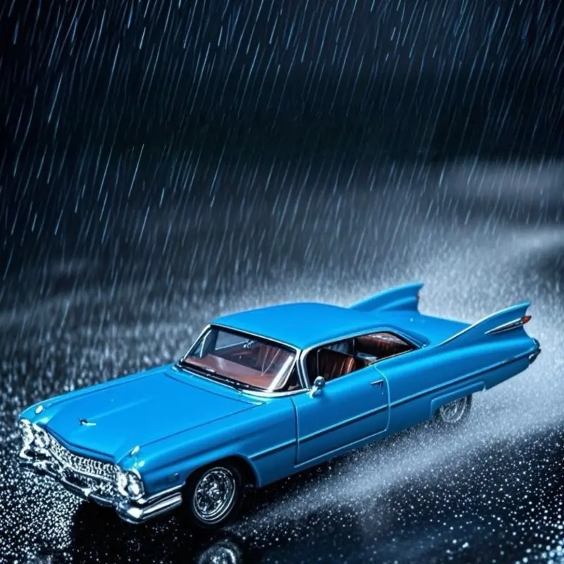 1/32 Scale Eldorado Biarritz Series Alloy Car Model with Sound Light Diecast Toy Vehicles Children Boy Birthday Gift Home Decor