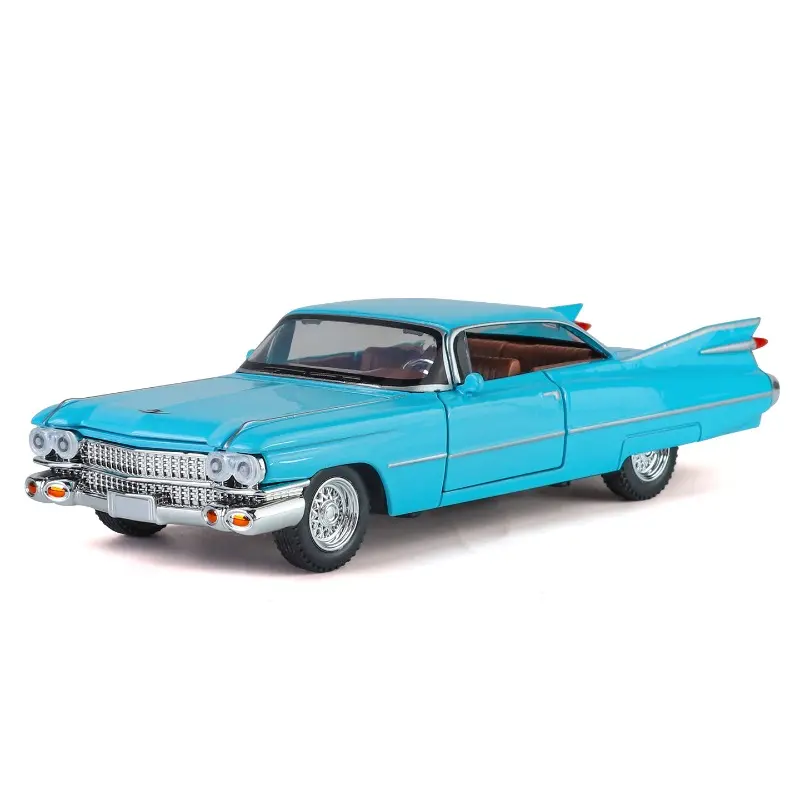 1/32 Scale Eldorado Biarritz Series Alloy Car Model with Sound Light Diecast Toy Vehicles Children Boy Birthday Gift Home Decor