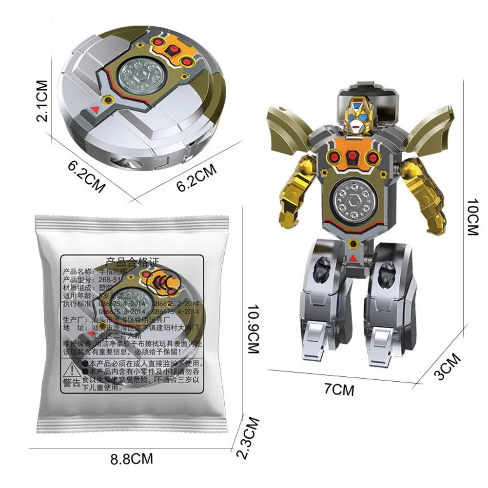 Creative Mechanical Deformed Robot Fidget Toys Hand Spinner Antistress Adult Sensory Toys Fidget Spinners Gyro Kids Toys Gifts