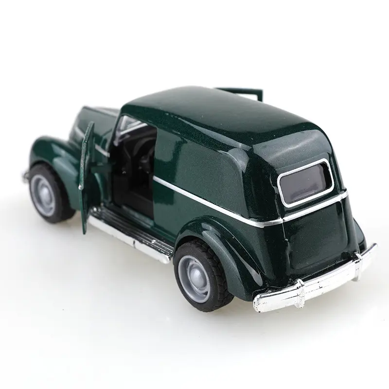 Mini Retro Alloy Classic Car Model 1:38 Simulation Metal Pull-Back Diecast Car Model Kids Toy Collection Decor Christmas Gifts