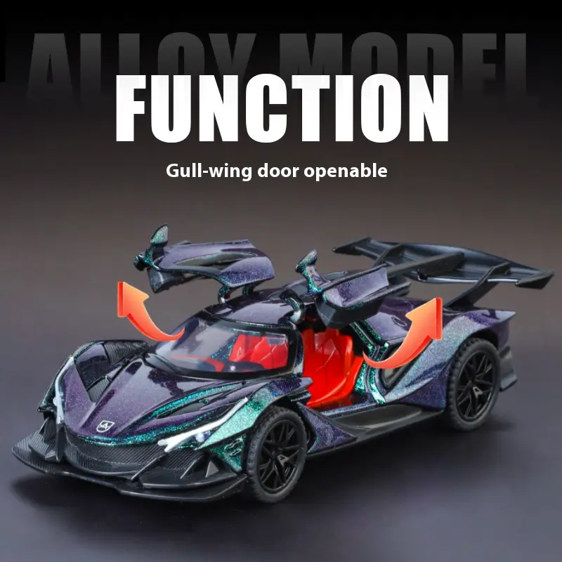 1:32 Apollo IE Alloy Diecast Model Car Metal Classic Outdoor Collection Display Decorations High Simulation Birthday Gift Friend