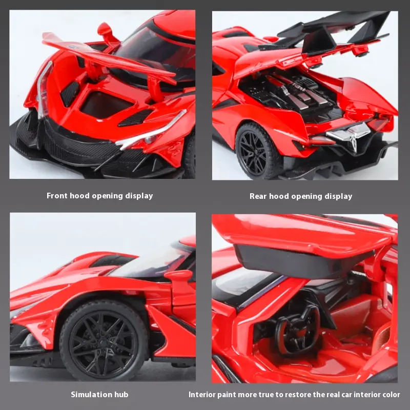 1:32 Apollo IE Alloy Diecast Model Car Metal Classic Outdoor Collection Display Decorations High Simulation Birthday Gift Friend