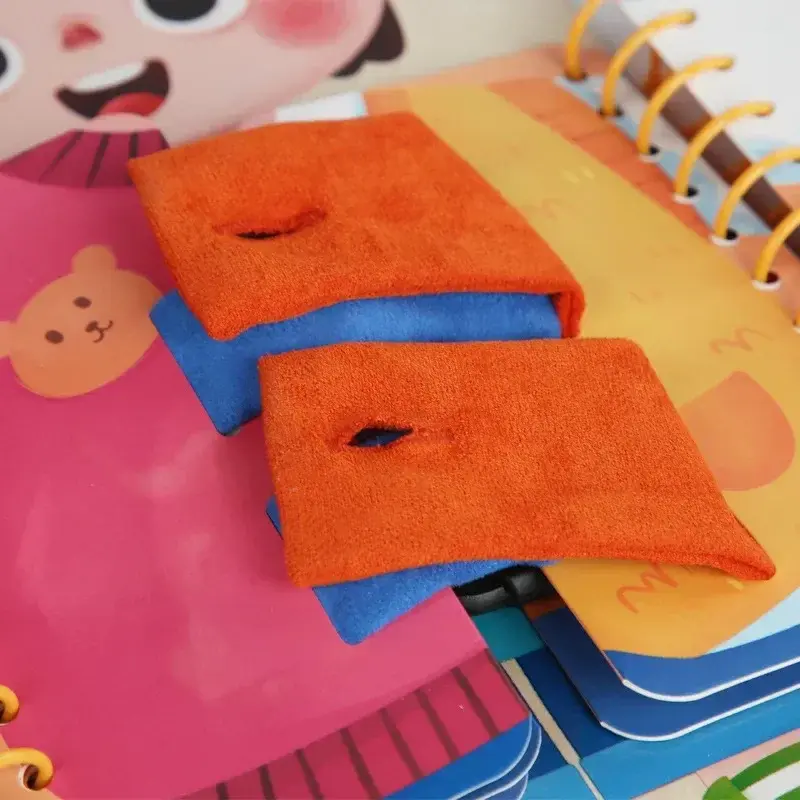 Multi-layer Wooden Busy Board For Children Montessori Early Education Games Toddlers Quiet Books Sensory Toy Practice Dressing