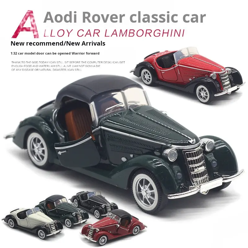 1:32 Vehicle Model Super Classic Pull Back Toy Car Educational Collection Door Open Car Model Gift Children Gift Car for Audi