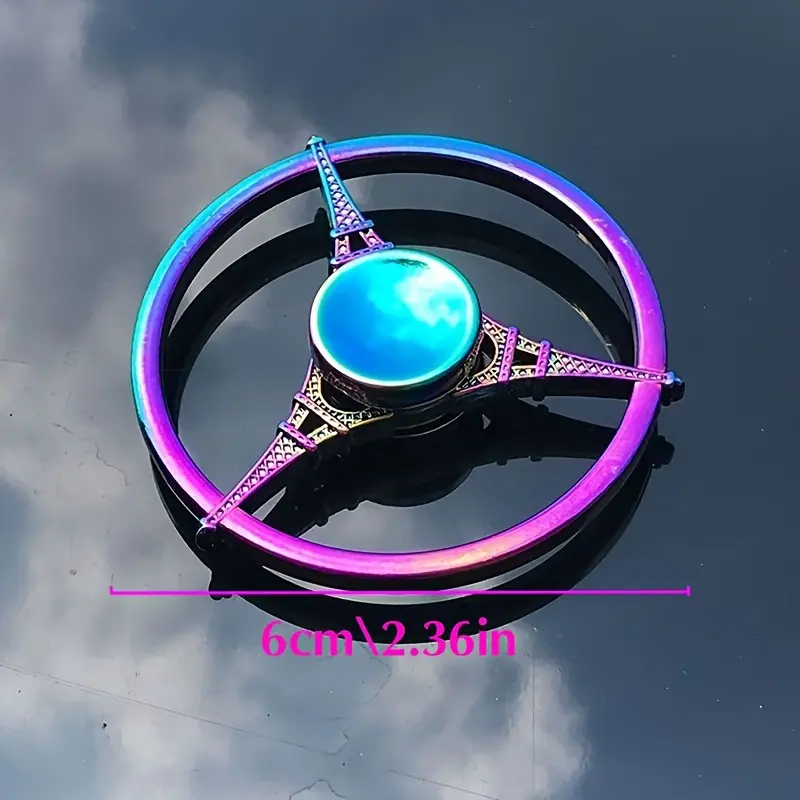 New Metal Rainbow Fidget Spinner Gradient Color R188 Mute Bearing EDC Hand Spinner Fingertip Gyro Anti-Anxiety Kids Adult Toys