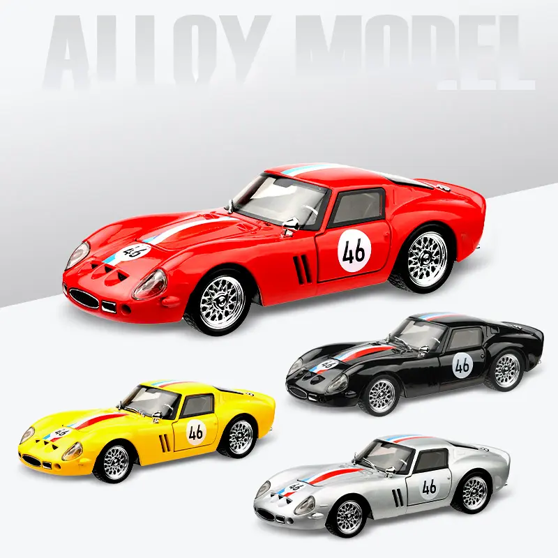 1:32 250 GTO Super Sports Car Alloy Diecast Model Car Metal Classic Love Collection Ornaments Birthday Gifts With Boyfriend Boy