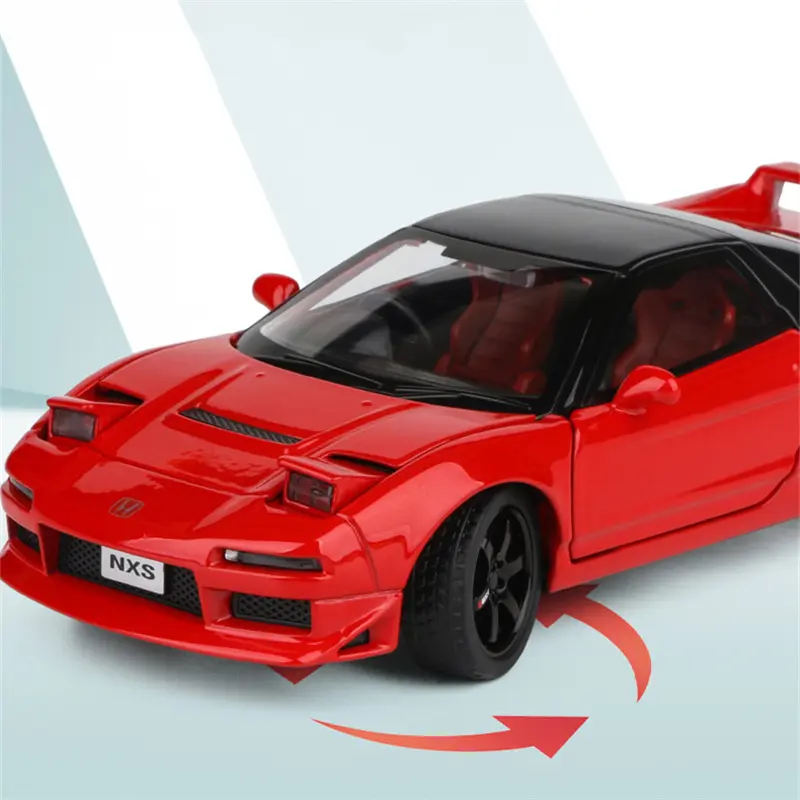 1:32 HONDA Acura NSX NA1 Alloy Sports Car Model Diecasts & Toy Vehicles Metal Racing Car Model Simulation Sound Light Kids Gifts