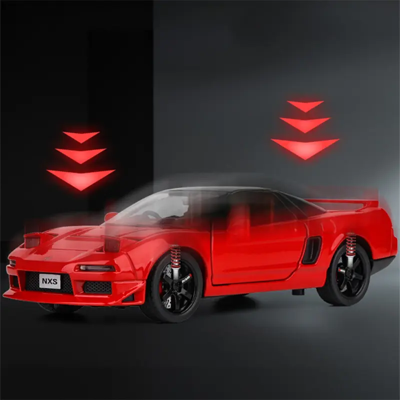 1:32 HONDA Acura NSX NA1 Alloy Sports Car Model Diecasts & Toy Vehicles Metal Racing Car Model Simulation Sound Light Kids Gifts