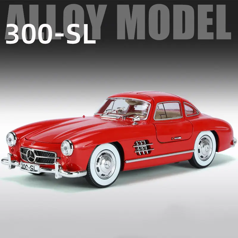 1:24 Mercedes-Benz 300SL 1936 Alloy Model Car Toy Diecasts Metal Casting Sound and Light Car Toys For Children Vehicle