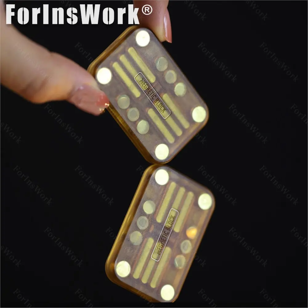 GAO Studio PEI Magnetic Cube Infinite Bit Magnetic Push Paragraph Dump Decompression Toys