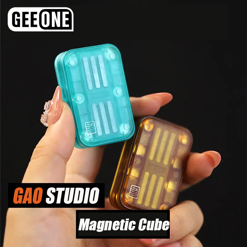 GAO Studio Fidget spinner PEI Magnetic Cube Infinite Bit Magnetic Push Paragraph Dump Decompression Toys