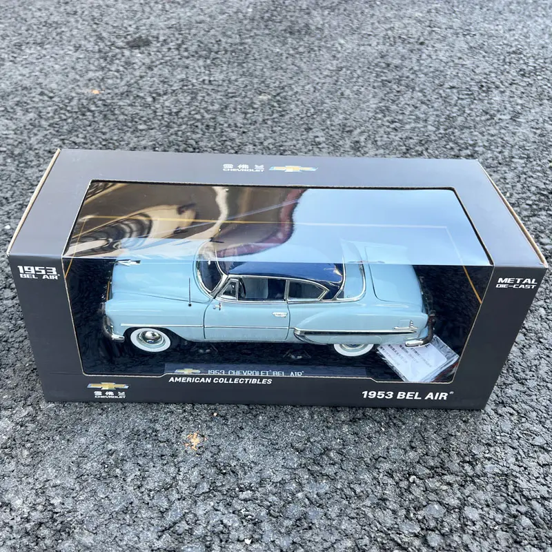1:18 Original Scale Model,GM Chevrolet 1953 Bel Air, diecast model for collection and display