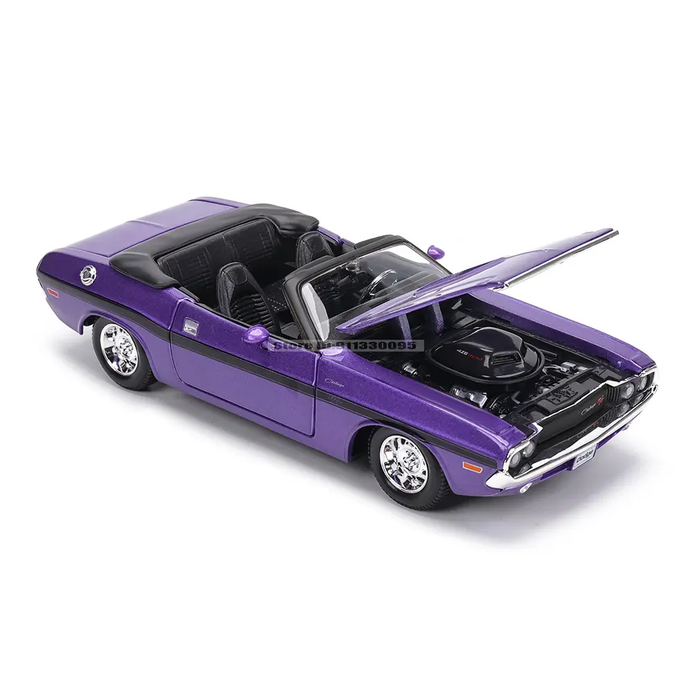 Maisto 1:24 1970 Dodge Challenger R/T Convertib alloy car model die-casting static precision model collection gift toy tide play