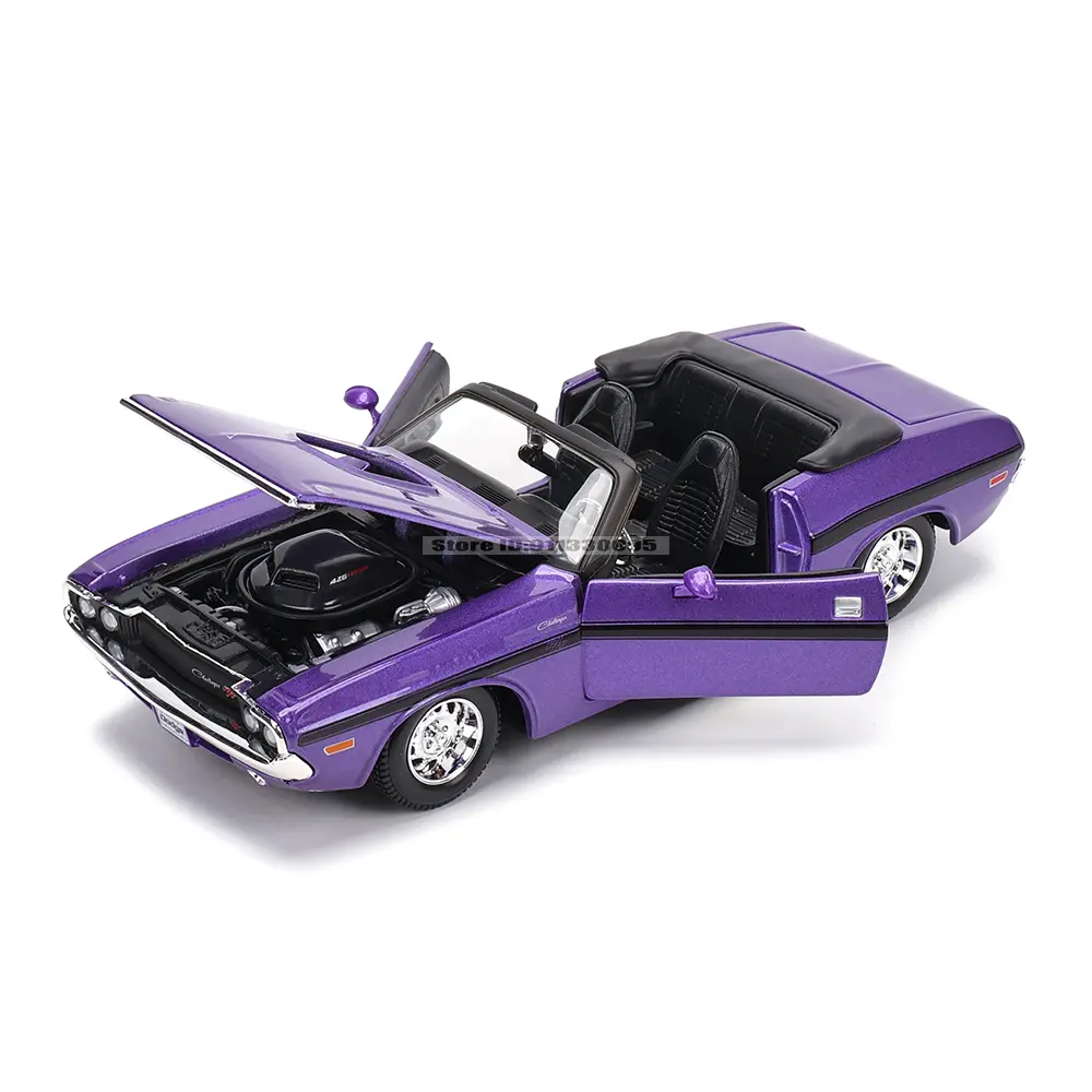 Maisto 1:24 1970 Dodge Challenger R/T Convertib alloy car model die-casting static precision model collection gift toy tide play