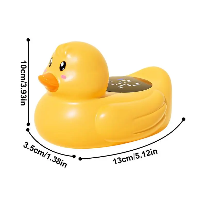 Duck Baby Bath Temperature Gauge Floating Waterproof Digital Duck Temperature Gauge for Baby Water Bath Cartoon Floating Bathtub
