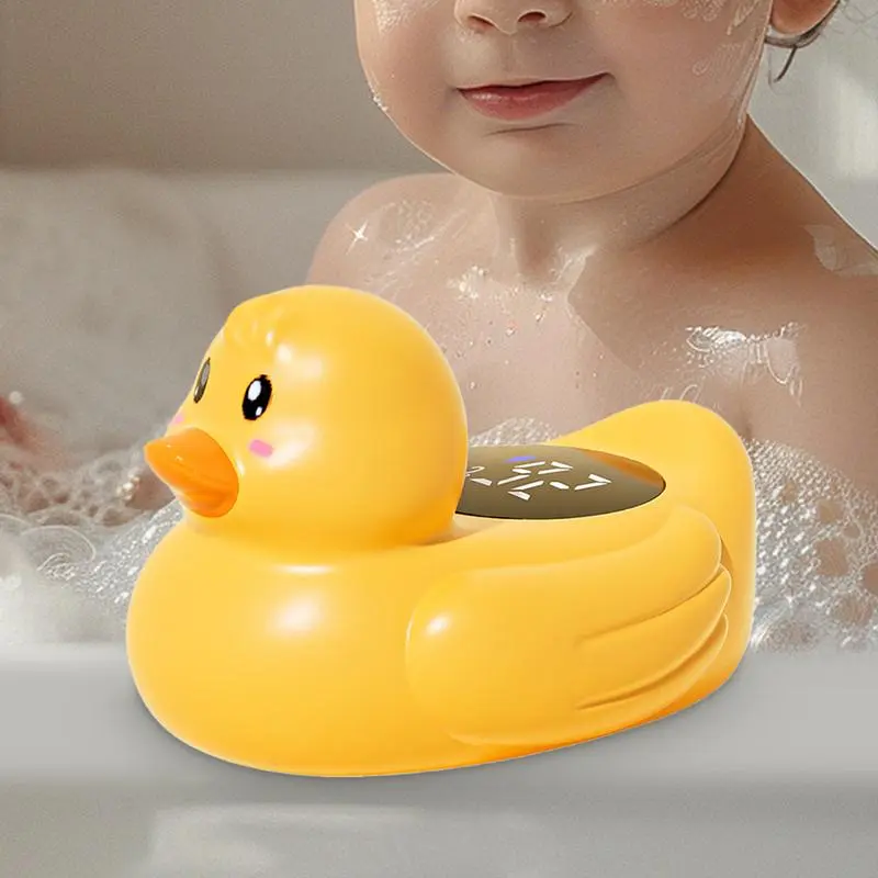 Baby Bath Tub Water Temperature Meter Waterproof Instant Read Baby Floating Duck Bath Temperature Gauge Cartoon Floating Bathtub