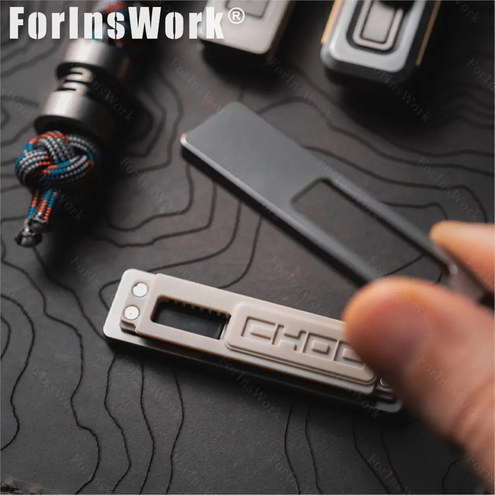LAUTIE PEEK Choc Mechanical Push Slider SpyWars Series Antistres Toys Metal Slider Fidget