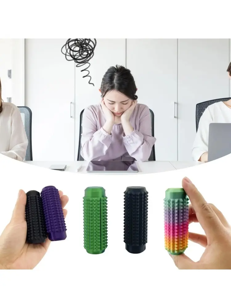 Little Ouchies Fidget, Pocket Mini Fidget Toy for Adults, Pain Stim Fidget, Venting Key Pendant, 1pcs Spiky Grippie Stim Keychai