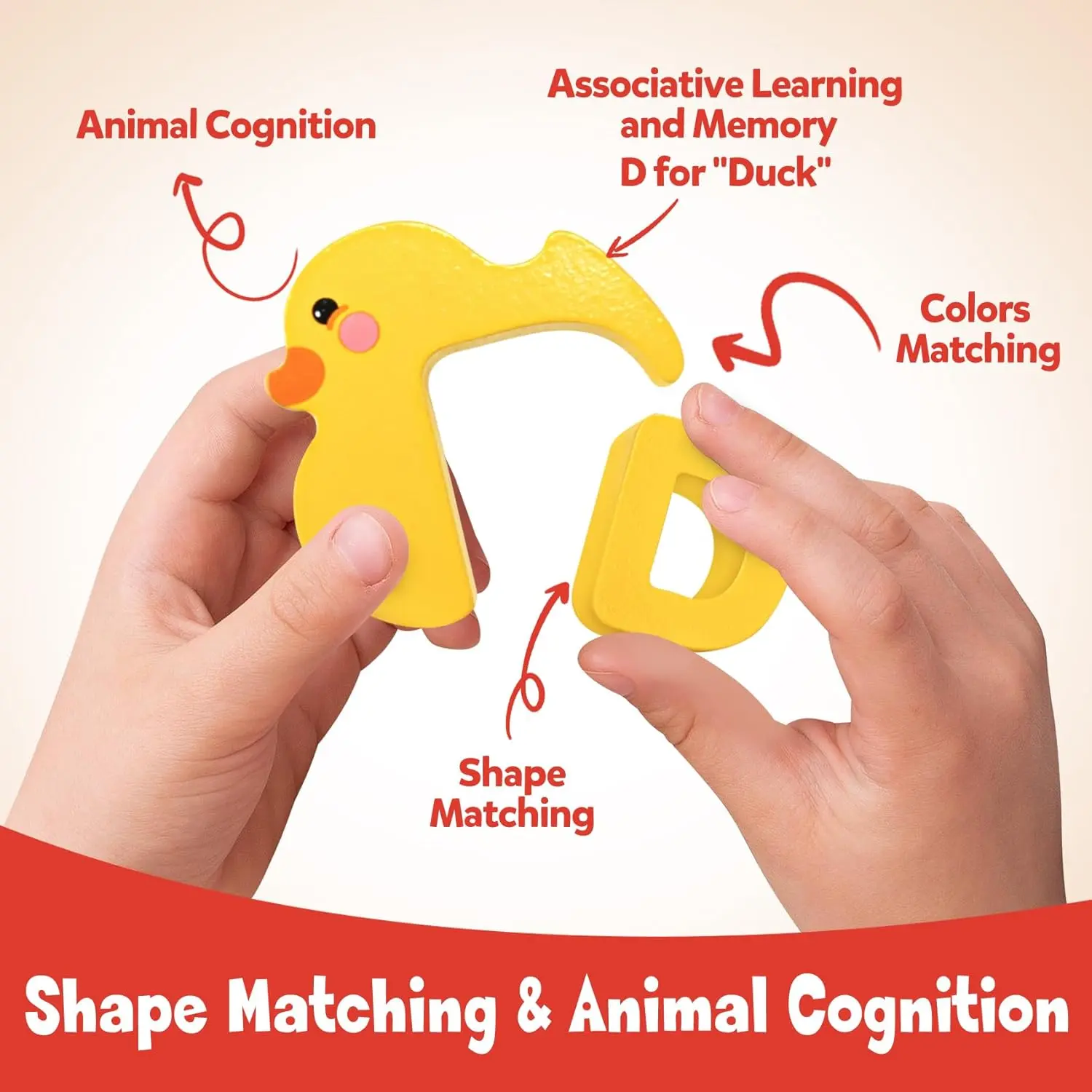 Wooden Puzzle Sorting Toys Animal Alphabet Matching Game Montessori Educational Toys for Toddlers Preschool Learning Activities