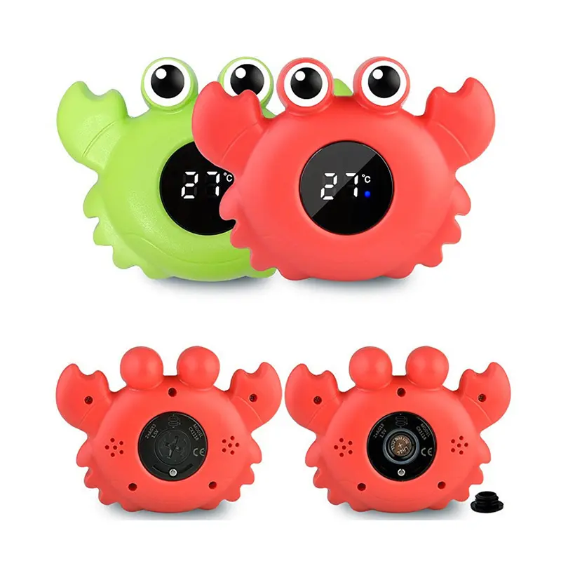 Baby Bath Water Thermometer Cartoon Animal Model Swimming Pool Thermometer Electronic Floating Thermometer
