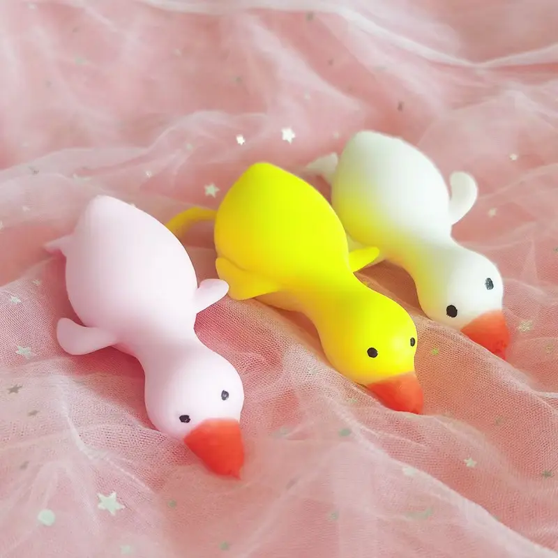 Kids Adult Extrusion Cat Claw Larala Duck Soft Jelly Feel Decompression Relief Anxiety Of Pinch Toy Gift