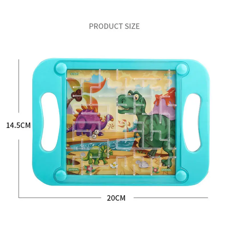 3D Maze Ball for Kids - Hand-eye Balance Gravity Memory Sequential Puzzle Montessori Educational Toy Ideal Children's Gift