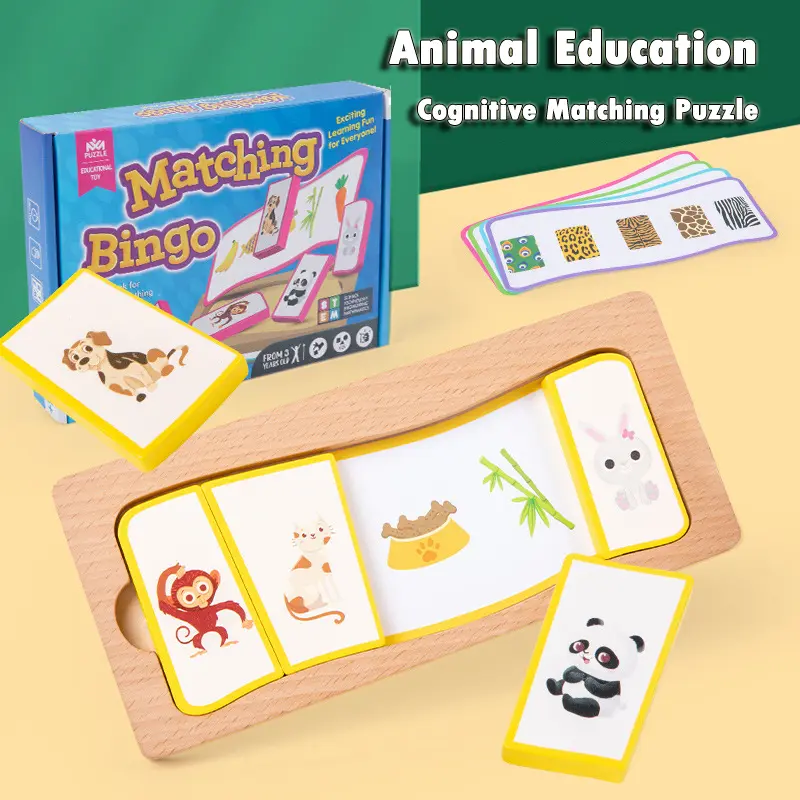 Montessori Sorting Matching Wooden Toys for Toddlers Color Shapes Animals Sensory Puzzle Games Early Education Intelligence Toys