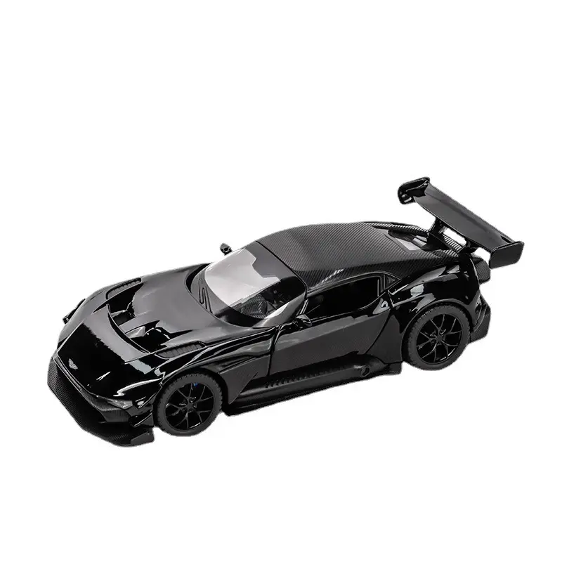 1:32 Aston Martin Vulcan Supercar Alloy Diecast Model Car Interior Decoration Sound & Light High Simulation Gift For Friend Box