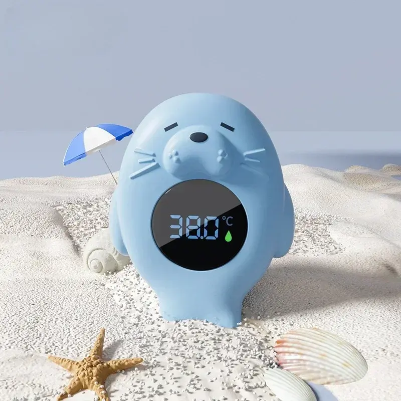 Mini LED Screen Multifunctional Bathtub Water Temperature Electronic Floating Pool Starfish Digital Toy Household Thermometer