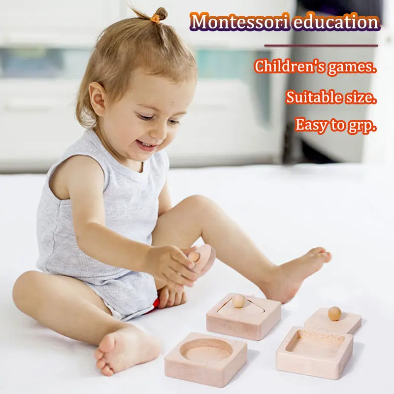 Children Sensory Play Montessori Education Learning Shapes Matching Logical Thinking Training Educational Toys For 0-3 Years Old