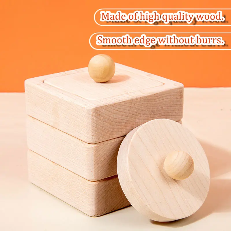 Children Sensory Play Montessori Education Learning Shapes Matching Logical Thinking Training Educational Toys For 0-3 Years Old
