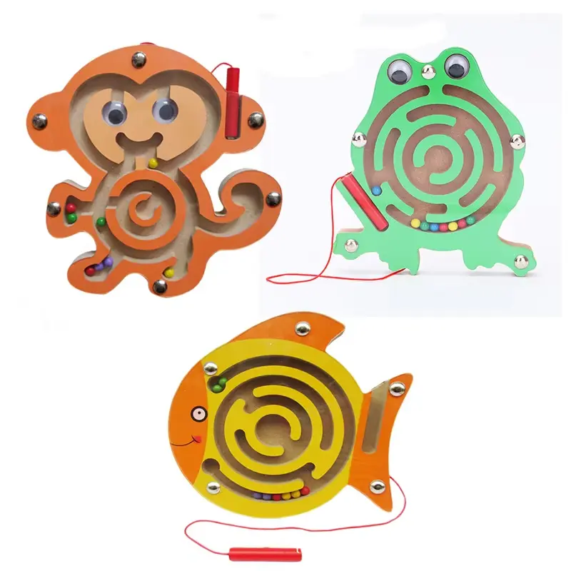 Montessori Wooden Games Baby Toys Puzzle Geometry Educational Games Kids Development Early Learning Toys For Children 1 Year 2