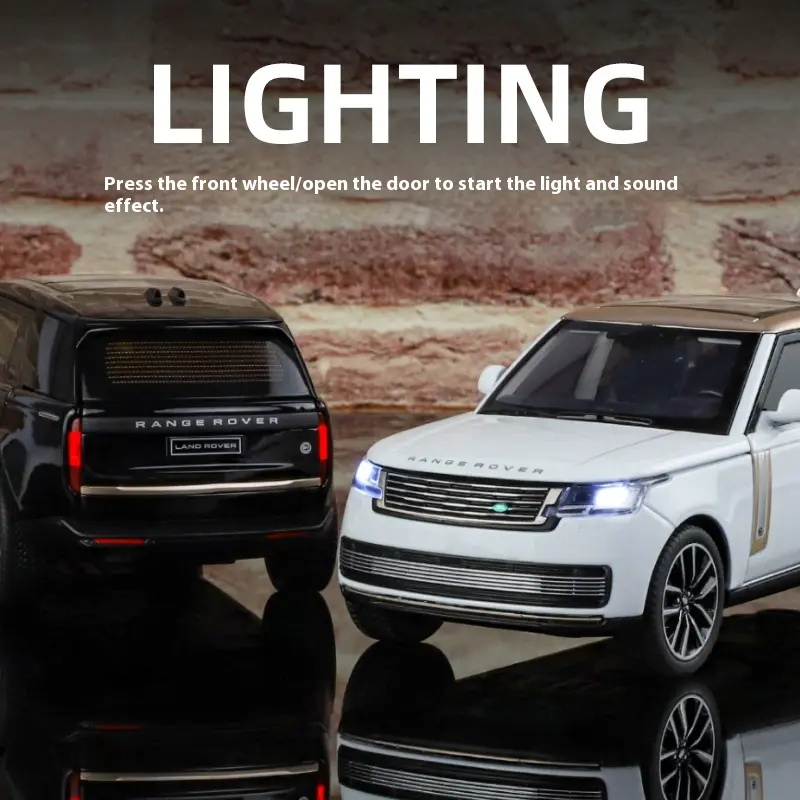 1:32 Land Rover Range Rover SV2022 SUV Diecast Alloy Model Computer Desktop Ornaments Miniatures Model Present for Childrens