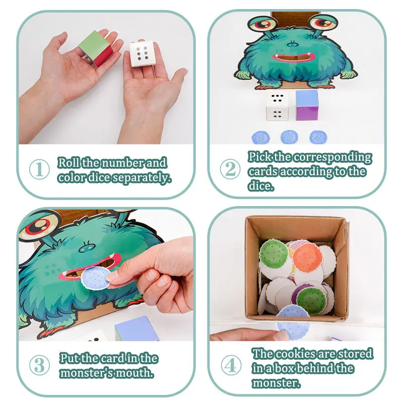 Children Shape Matching Combination Montessori Educational Toys Number Color Sorting Game Parish Learning Cards Sensory Training