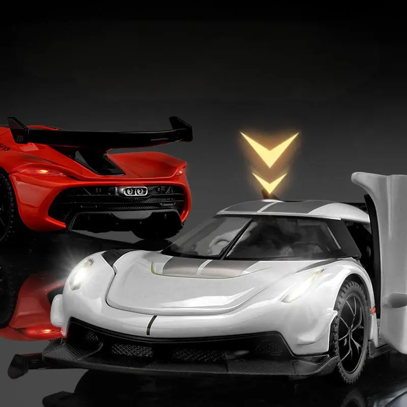 1:32 Jesko Supercar Alloy Die Casting Model Car Classic Bookcase Display Decoration Collection Ornaments Present With Friend Kid