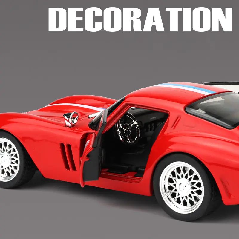 1:32 250 GTO Super Sports Car Alloy Diecast Model Car Metal Miniauto Model GT Collectibles Hobbies Display Ornament Present Boy