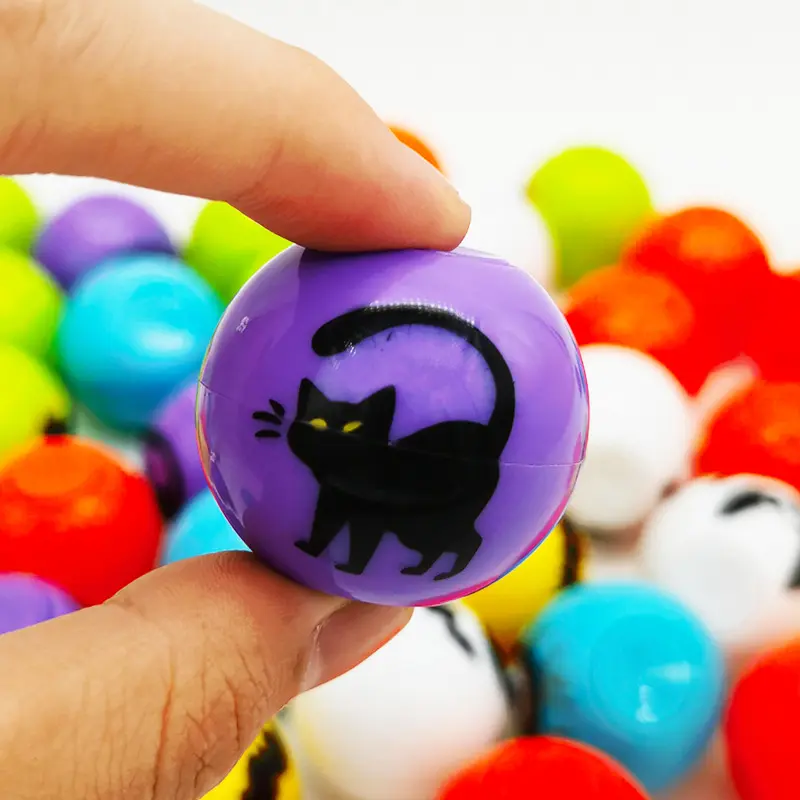 10/50PCS Halloween Fidget Toys Skull Bat Printed Fidget Spinner Stress Relief Sensory Toys for Kids Adult Halloween Party Gifts